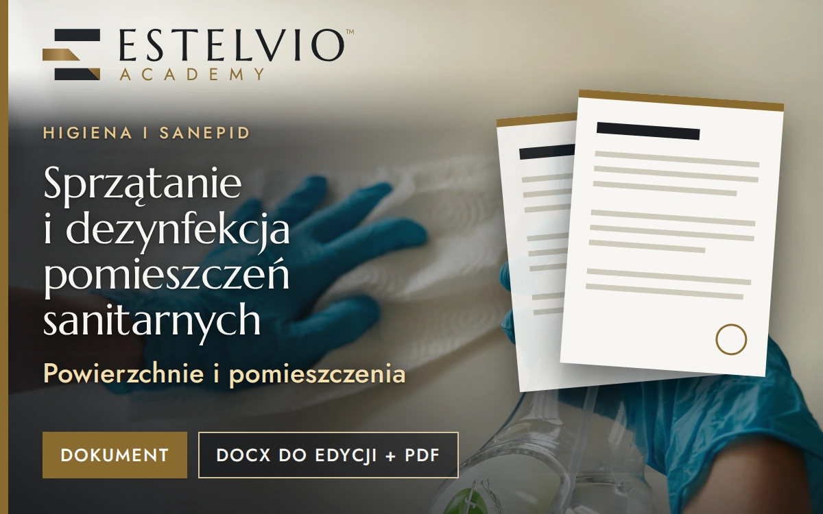 Sprzątanie i dezynfekcja pomieszczeń sanitarnych