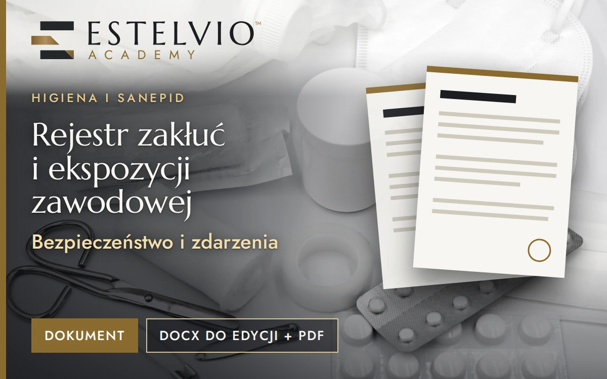 Rejestr zakłuć i ekspozycji zawodowej
