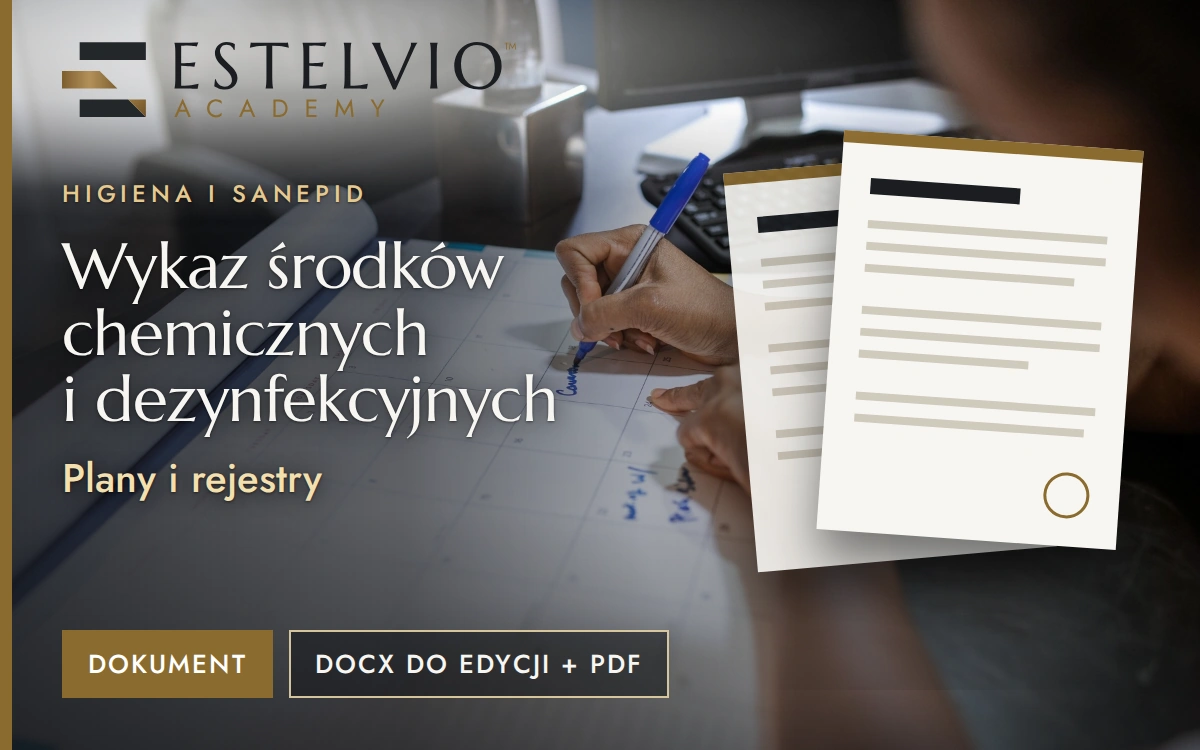 Wykaz środków chemicznych i dezynfekcyjnych