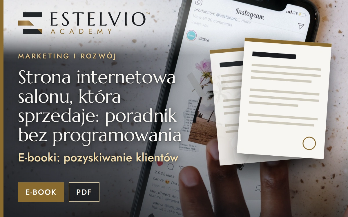 Strona internetowa salonu, która sprzedaje: poradnik bez programowania