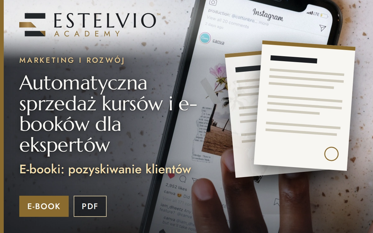 Automatyczna sprzedaż kursów i e-booków dla ekspertów