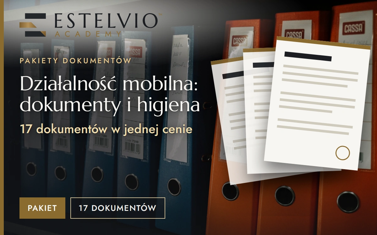 Działalność mobilna: dokumenty i higiena