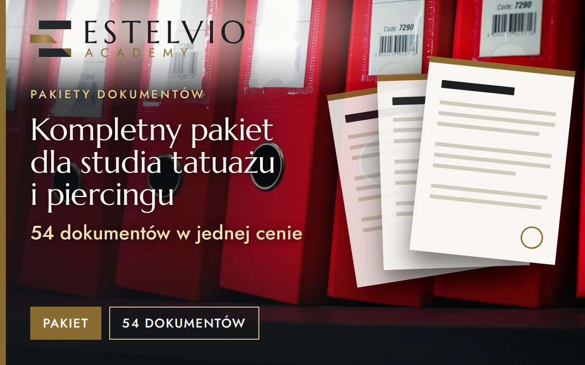 Kompletny pakiet dla studia tatuażu i piercingu