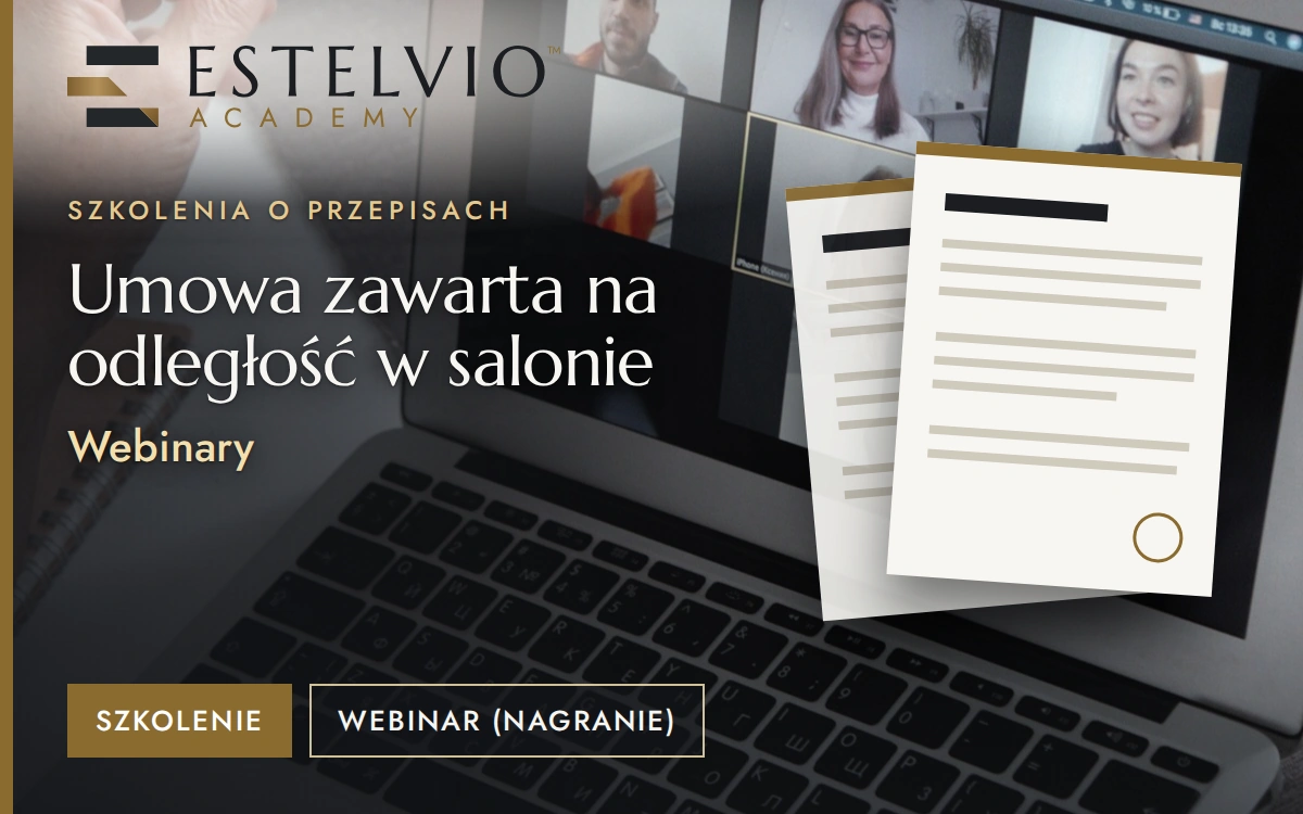 Umowa zawarta na odległość w salonie
