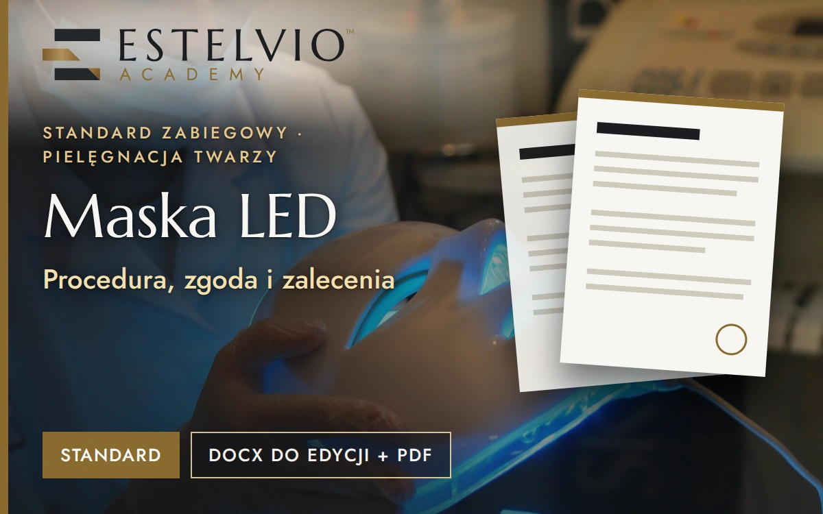 Standard zabiegu: Maska LED