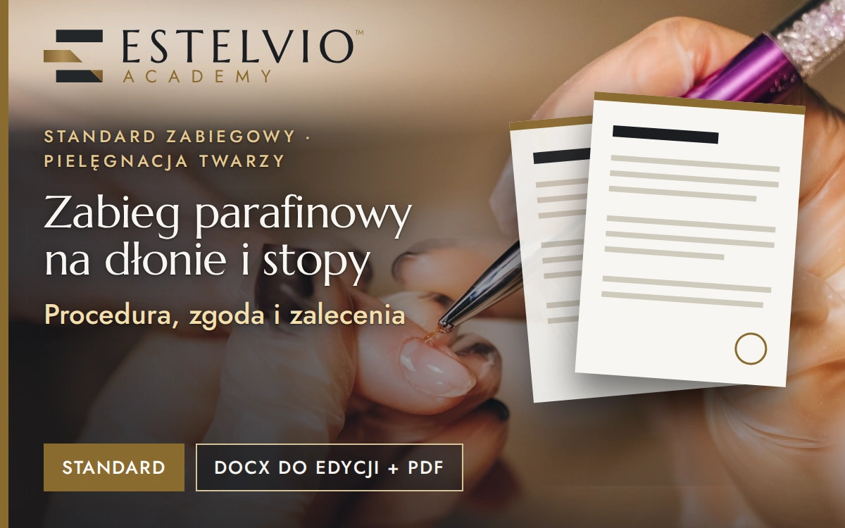 Standard zabiegu: Zabieg parafinowy na dłonie i stopy