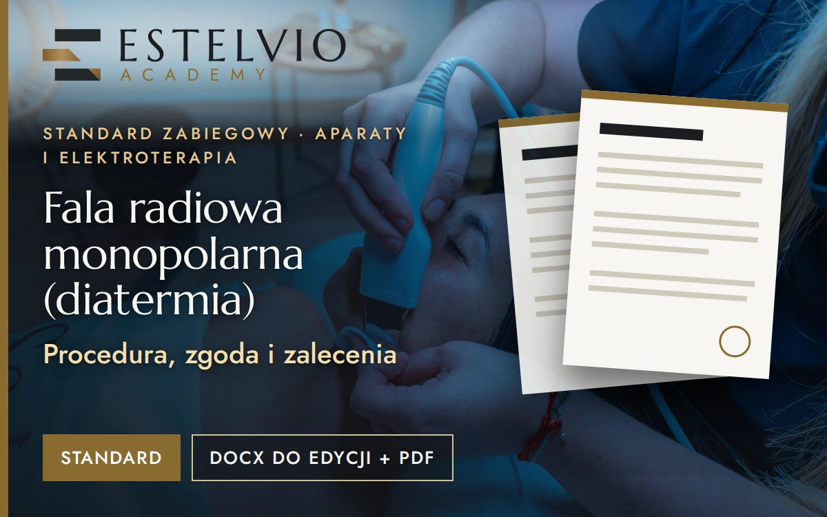 Standard zabiegu: Fala radiowa monopolarna (diatermia)
