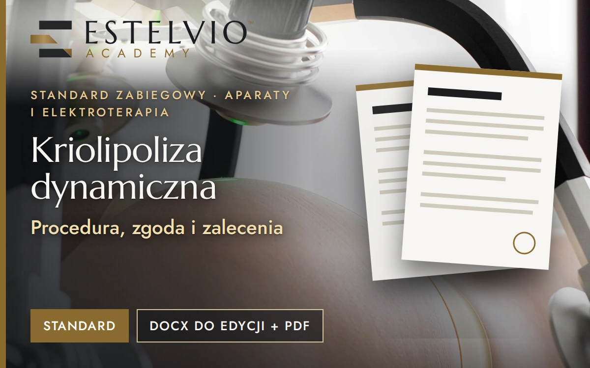 Standard zabiegu: Kriolipoliza dynamiczna