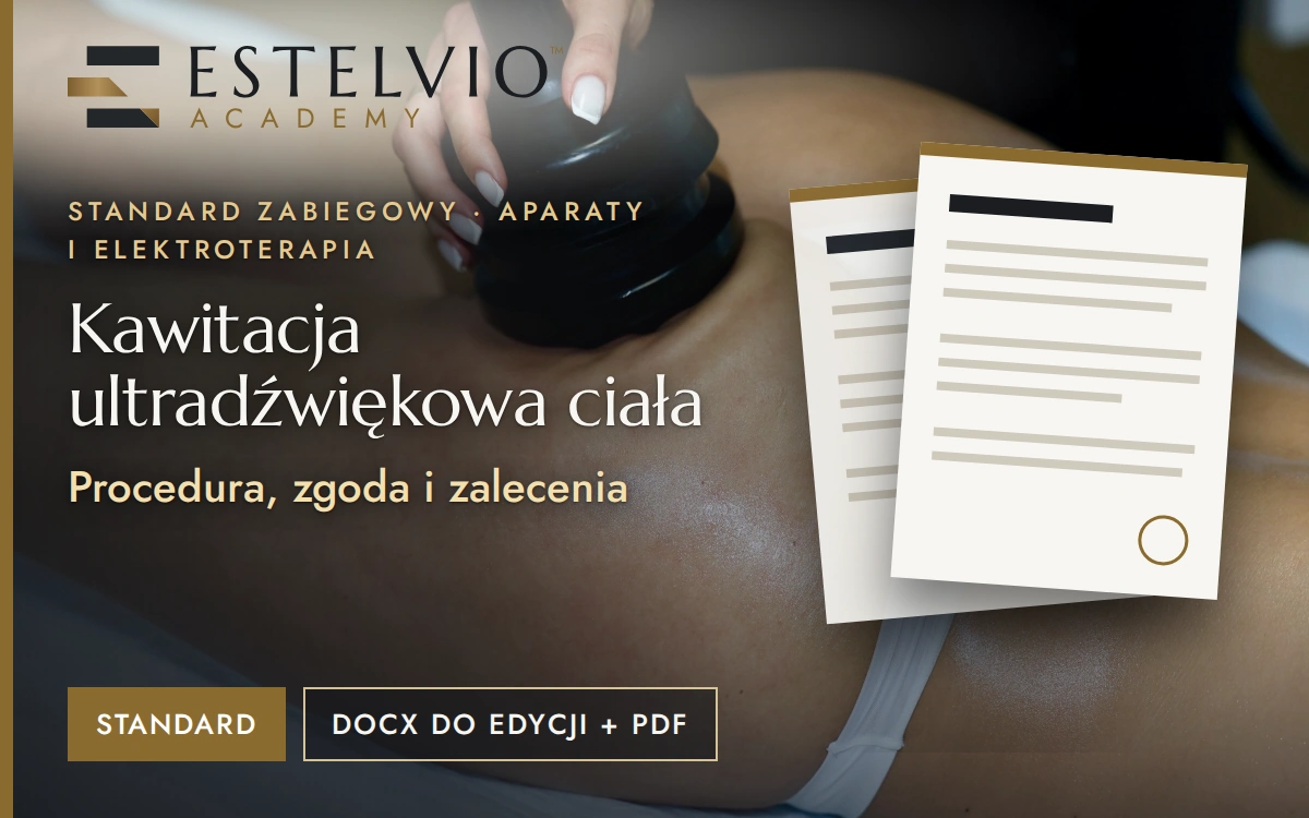 Standard zabiegu: Kawitacja ultradźwiękowa ciała