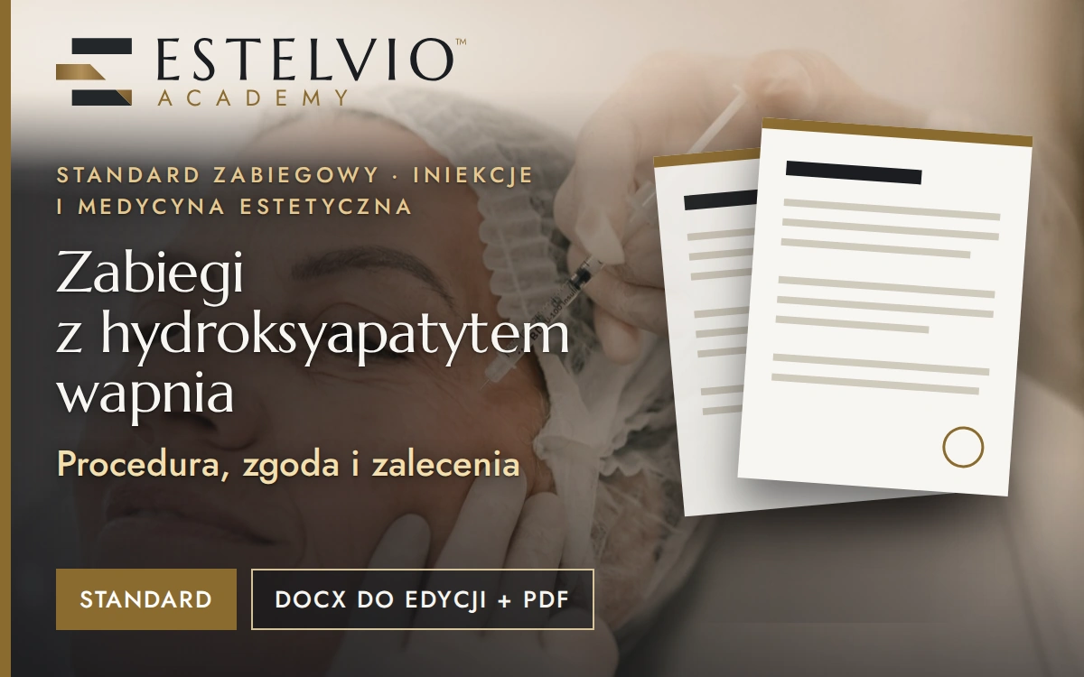 Standard zabiegu: Zabiegi z hydroksyapatytem wapnia