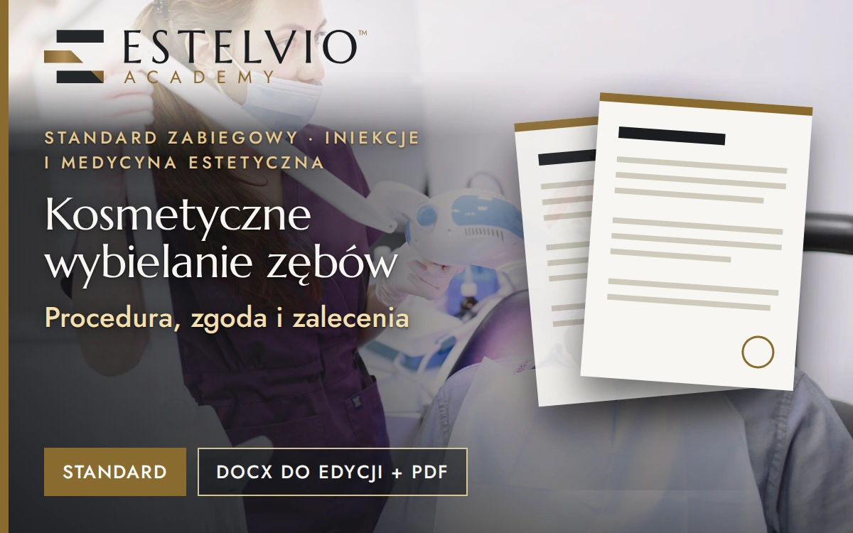 Standard zabiegu: Kosmetyczne wybielanie zębów