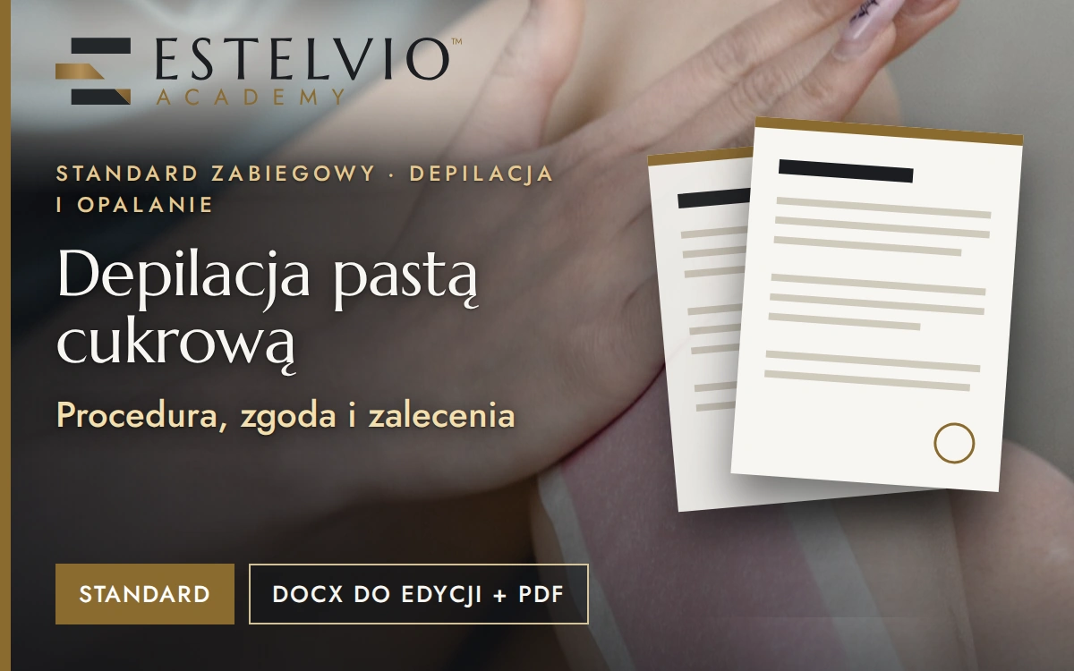 Standard zabiegu: Depilacja pastą cukrową