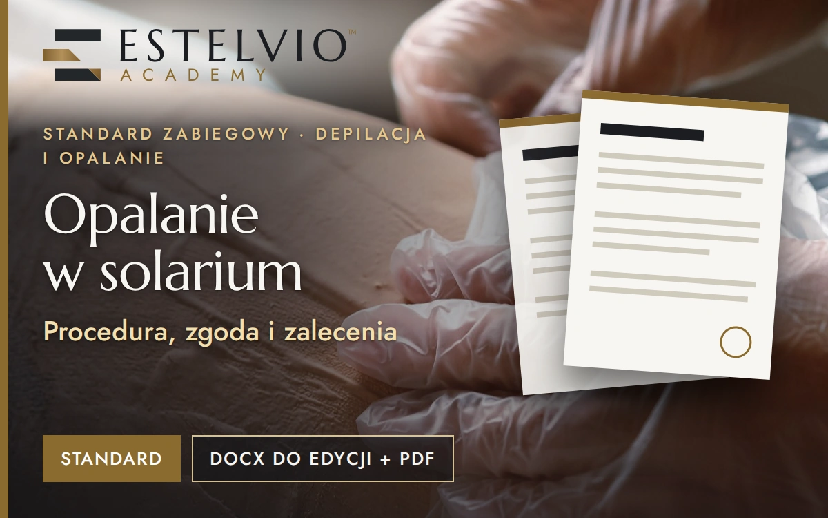Standard zabiegu: Opalanie w solarium