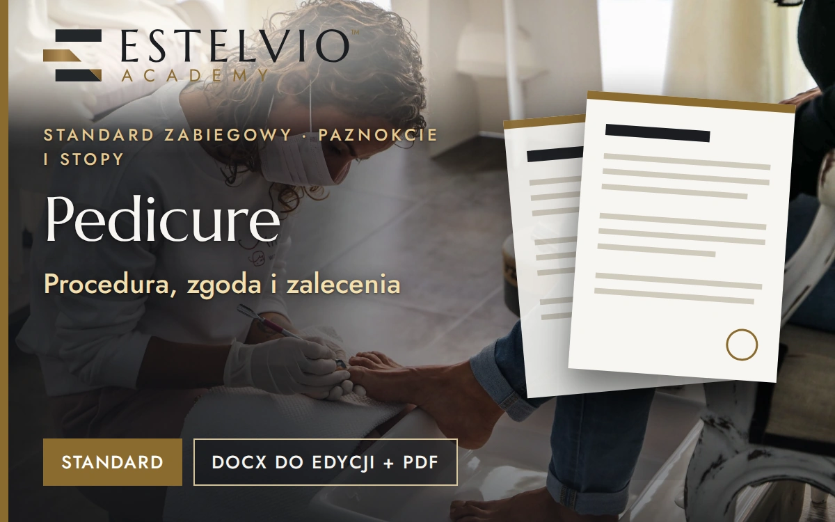 Standard zabiegu: Pedicure