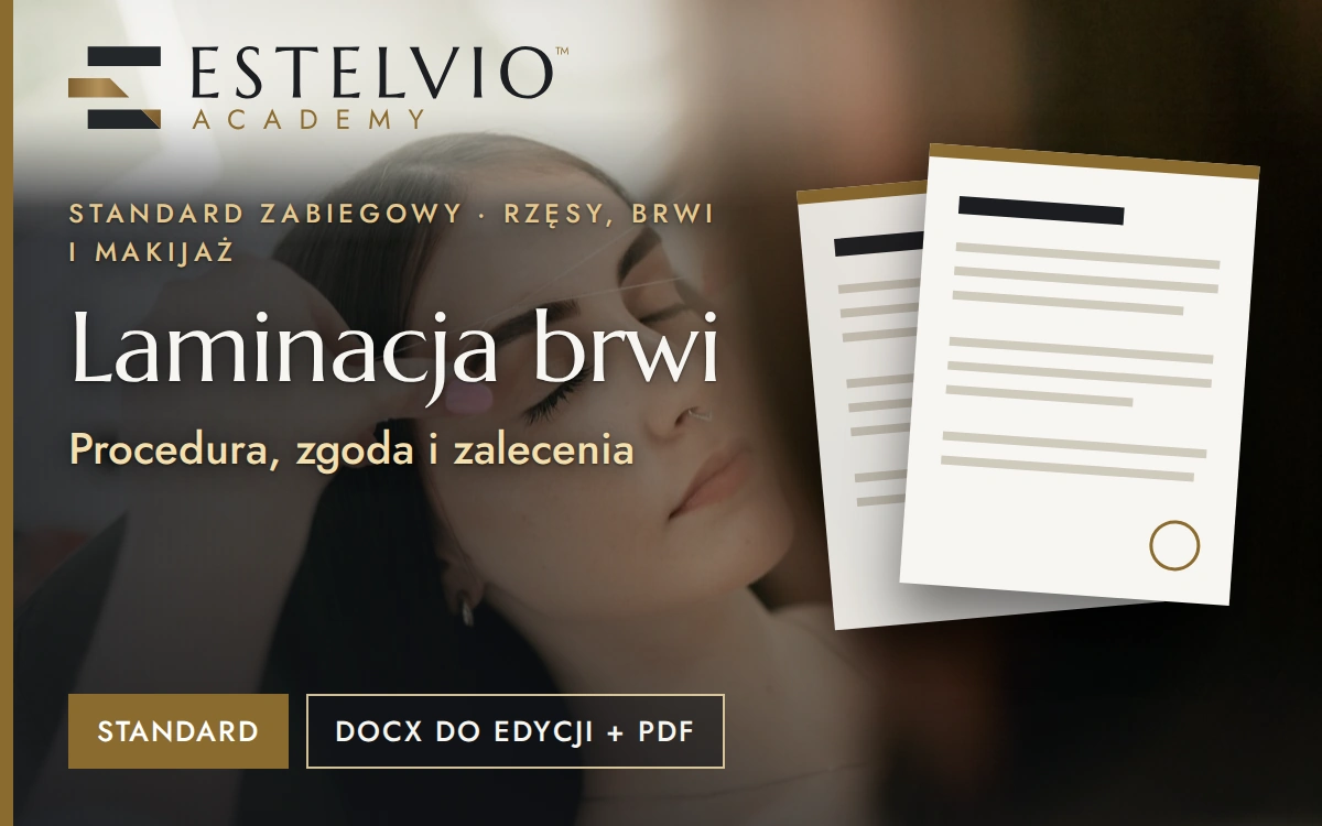 Standard zabiegu: Laminacja brwi
