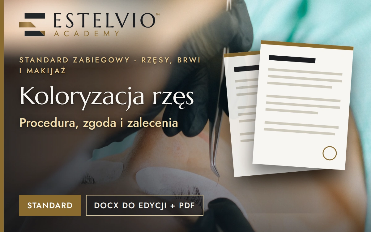 Standard zabiegu: Koloryzacja rzęs