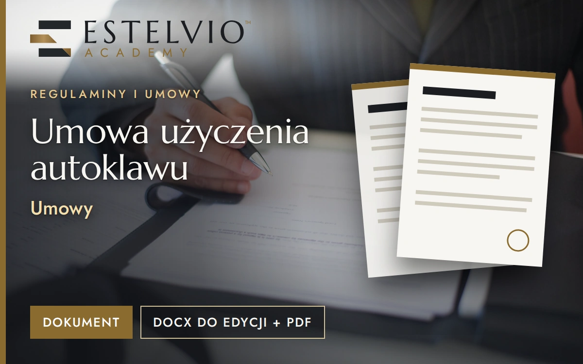 Umowa użyczenia autoklawu