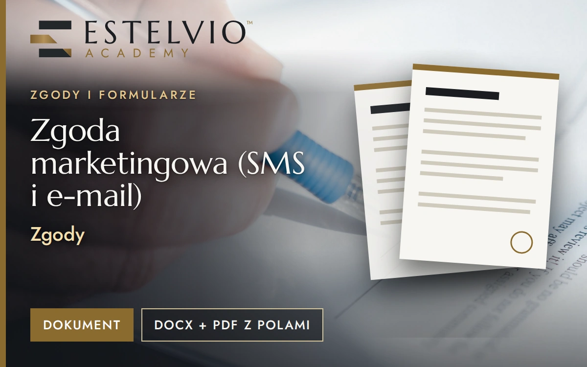 Zgoda marketingowa (SMS i e-mail)