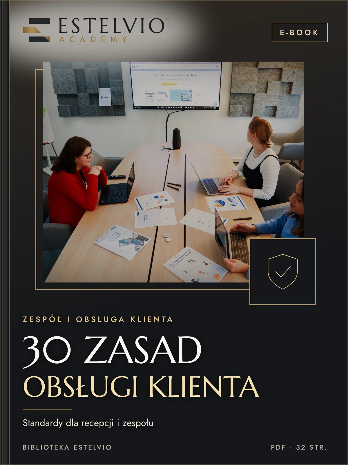 E-book: Standardy obsługi klienta: 30 zasad dla recepcji i zespołu