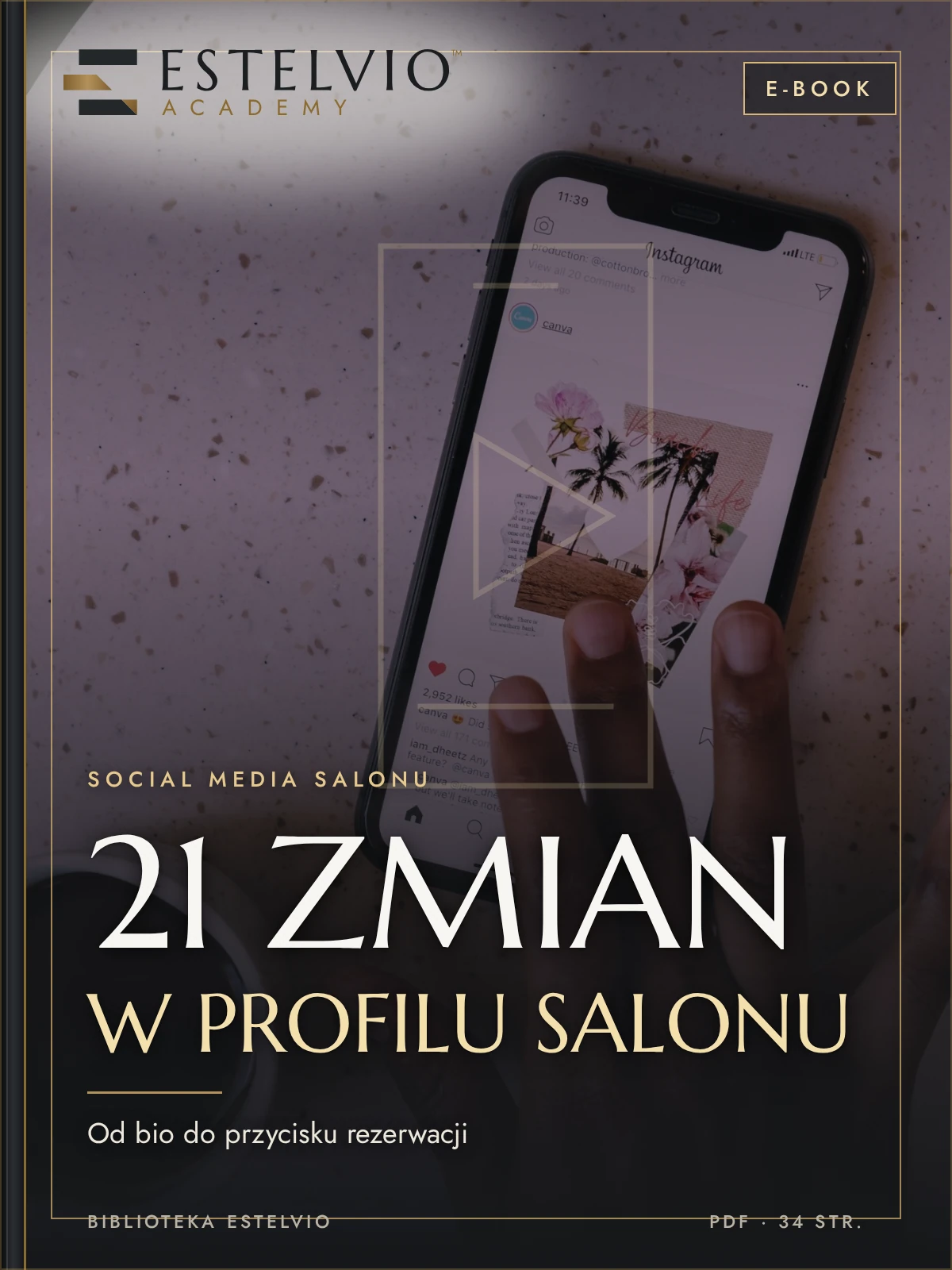 E-book: Instagram salonu: 21 zmian, które zamieniają obserwujących w rezerwacje