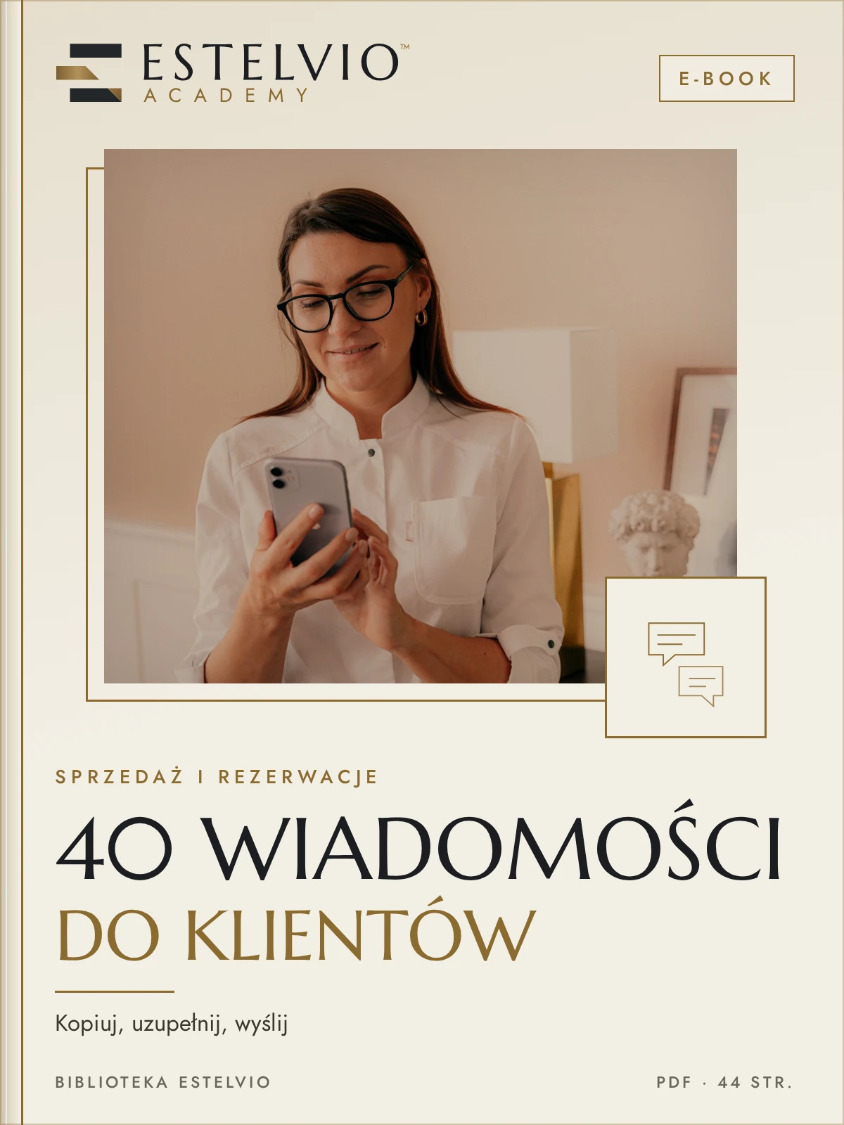 E-book: 40 gotowych wiadomości do klientów: kopiuj, wklej, rezerwuj