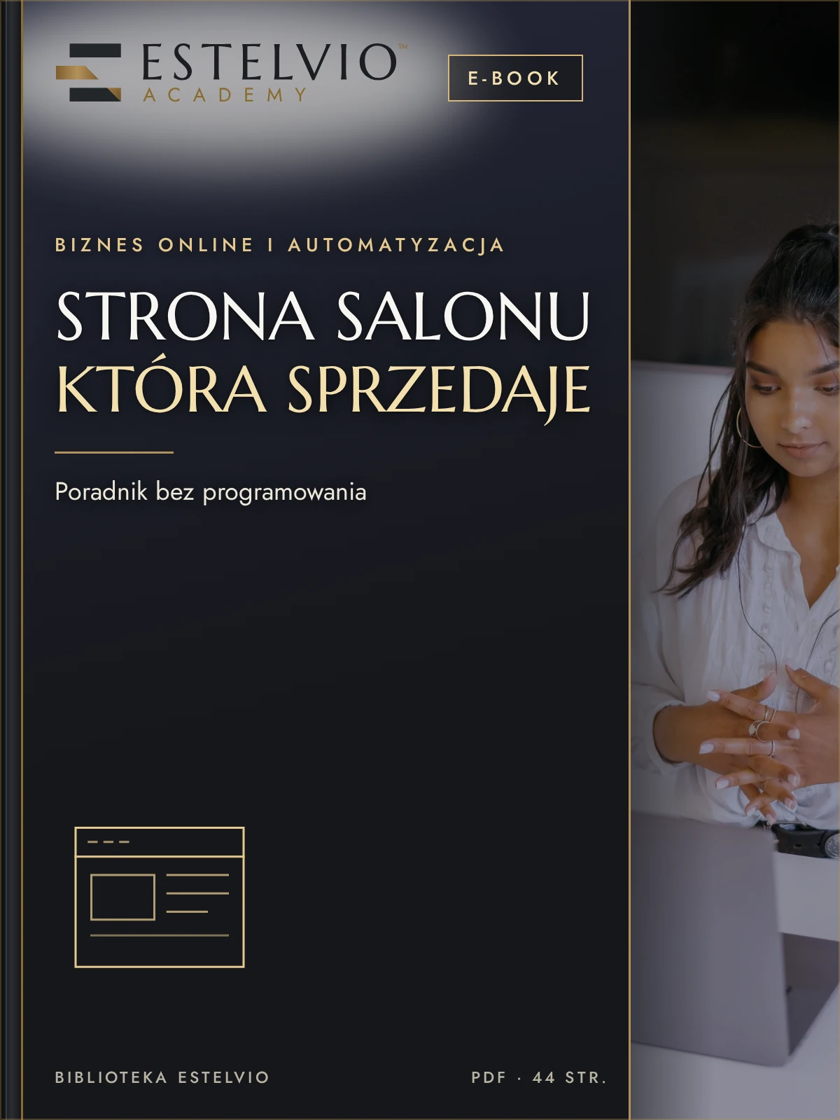 E-book: Strona internetowa salonu, która sprzedaje: poradnik bez programowania